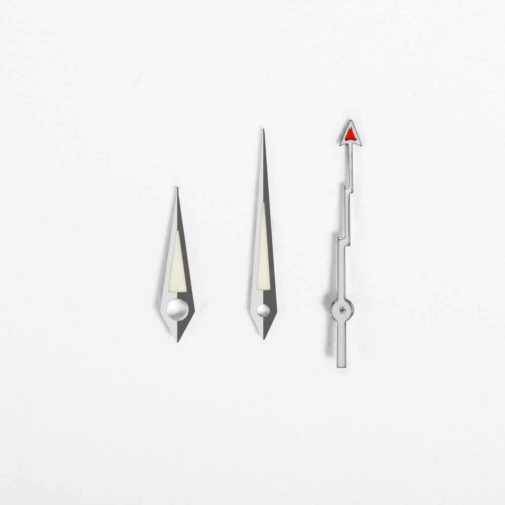 Milgauss Watch Hands for Seiko Mod: Silver