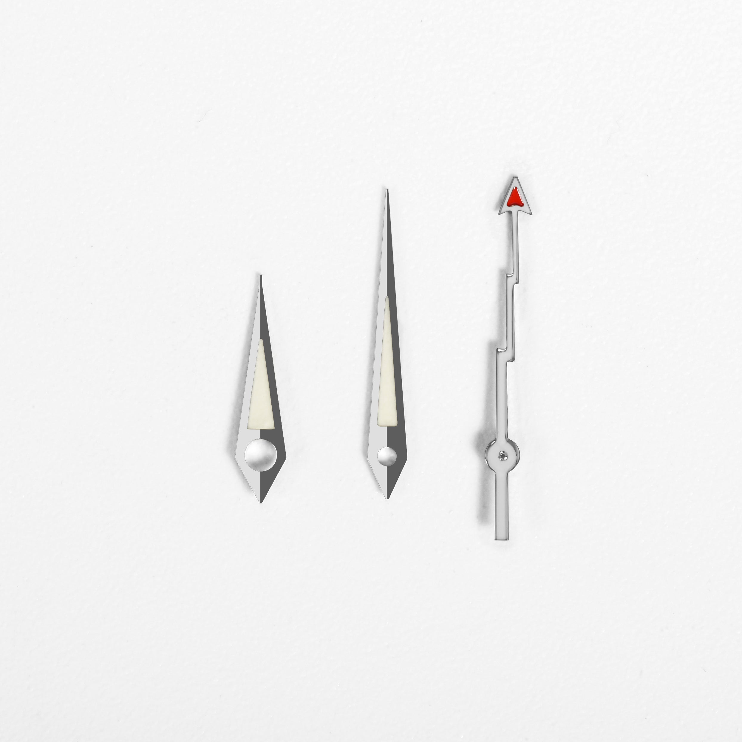 Milgauss Watch Hands for Seiko Mod: Silver