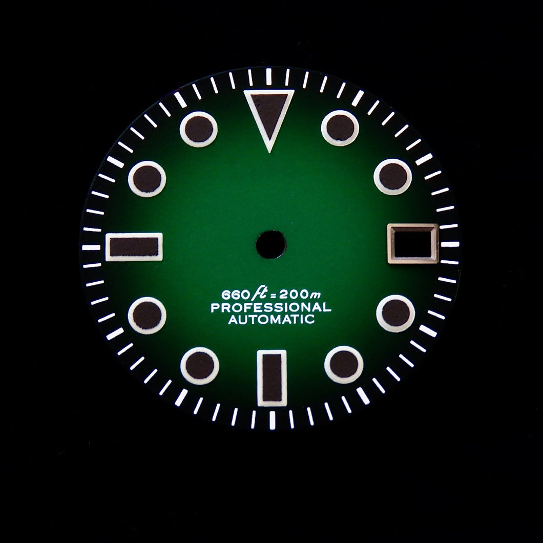 Matte Green Dial for Seiko Mod