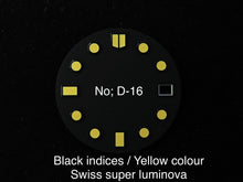 Load image into Gallery viewer, Black Meteorite Day-date Dial for Seiko Mod
