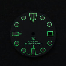 Load image into Gallery viewer, Green Matte Black Dial for Seiko Mod

