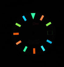 Load image into Gallery viewer, Multi Color Indices Matte Black Dial for Seiko Mod

